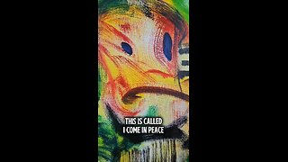 I Come In Peace | Neo Expressionist Oil Painting | 16x20