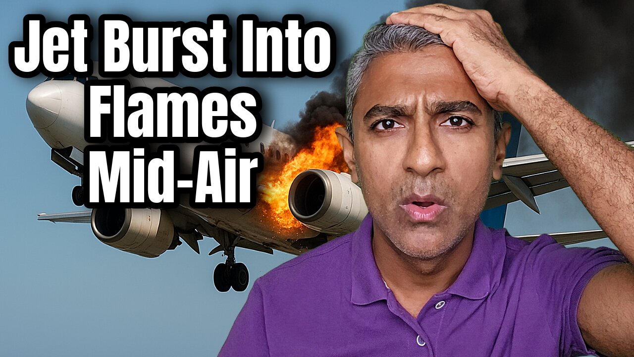 Boeing Jet’s Engine Carrying 273 Passengers Bursts Into Flames After Take-Off From Corfu