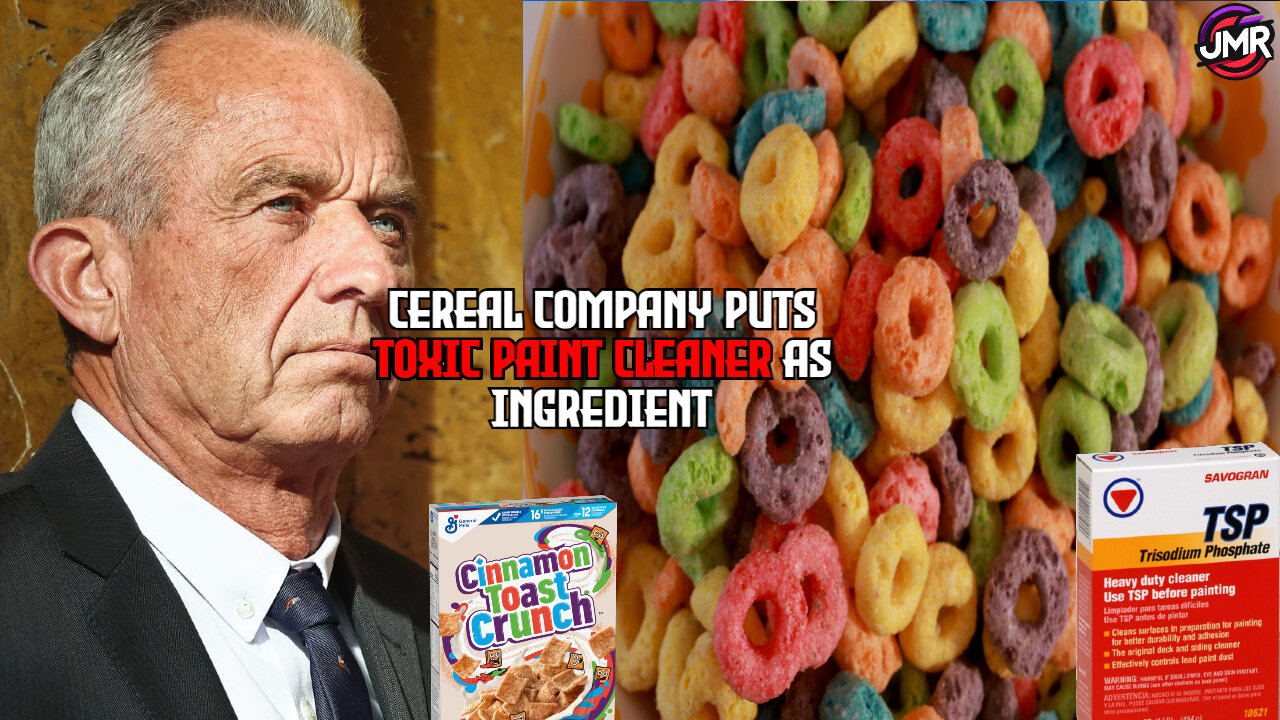 WV BANS Artificial Food Dyes, & cereal company puts PAINT CLEANER as ingredient!