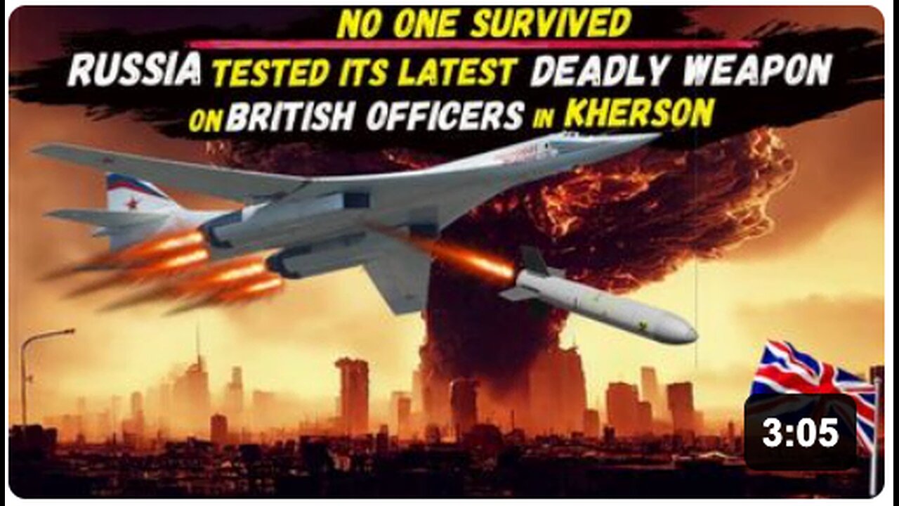 Russia used The World's Most Powerful Supersonic Weapon against British Officers: No One SURVIVED