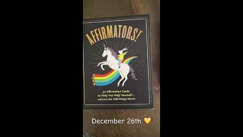 12/26/25 card: friendliness