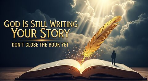 God Is Still Writing Your Story | Don’t Close the Book Yet