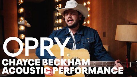 Chayce Beckham Acoustic Performance Of "Ocean Blue" | Opry Backstage