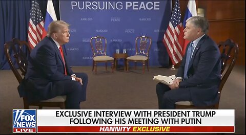 PURSUING PEACE- TRUMP PUTIN Summit Recap- Sean Hannity 8 15 2025 Fox News