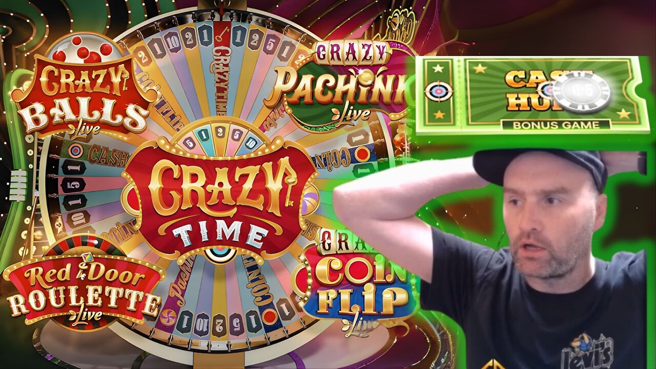 Playing Crazy Time! I get a massive bonus on CASH HUNT!