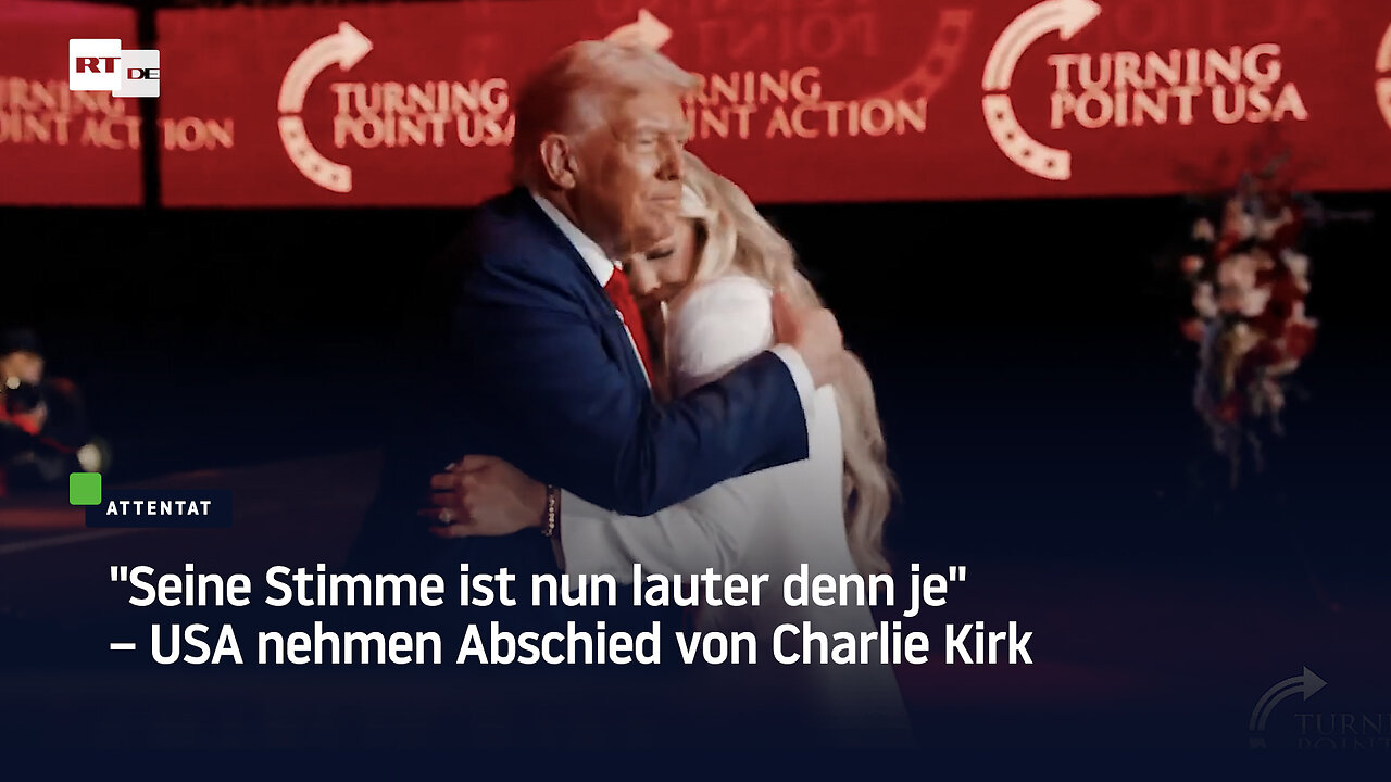 "Seine Stimme ist nun lauter denn je" – USA nehmen Abschied von Charlie Kirk