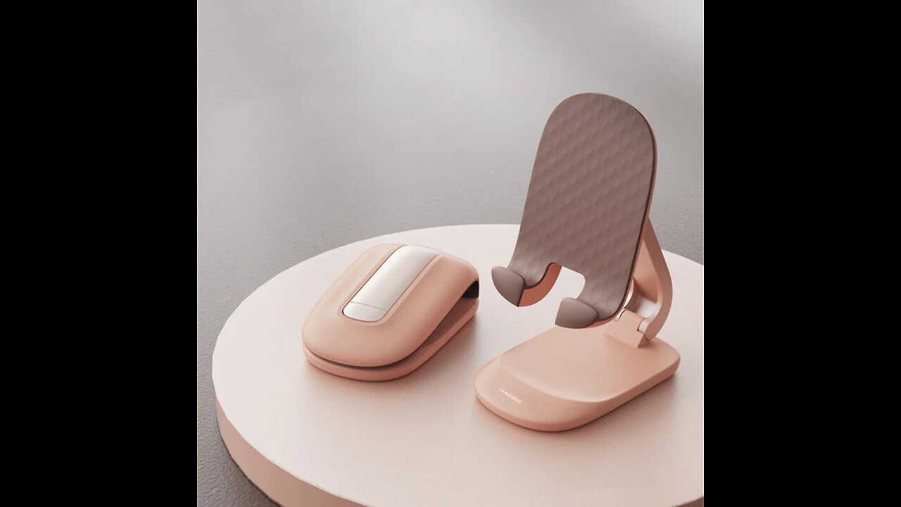 Foldable Portable Phone Holder Stand, with Multiple Viewing Angles & Heights, for Phone, Tablet