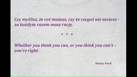Cytat na dziś / A quote for today