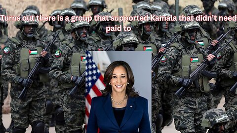Hamas was supporting Kamala during the 2024 election