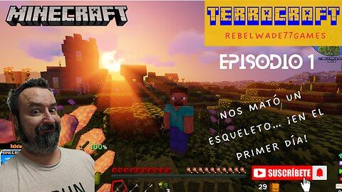 🏰 ¡EMPEZAMOS EN EL TORREÓN! | Minamos y un ESQUELETO nos revienta 💀 - Minecraft Terracraft #1