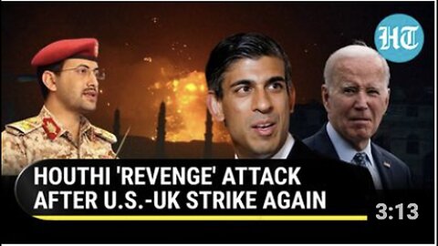 "U.S. Warship Targeted by Houthi Missiles Following Third American, British Strike on Yemen"