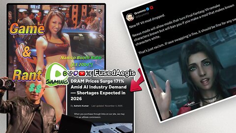 Game & Rant #74 | DDR5 RAM Prices Skyrocket, FFVII Race Swap Mod, Stellar Blade overperforms on PC