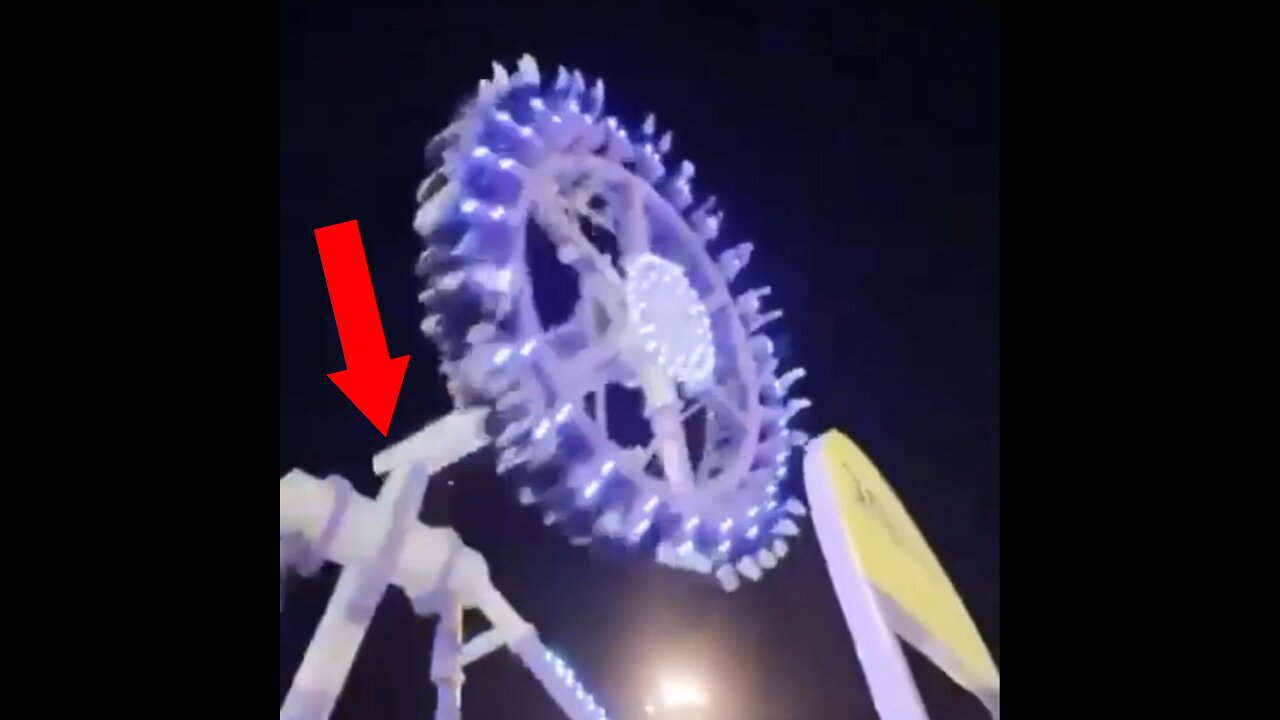 Momento a lo ‘Destino final’: Se parte en dos un juego mecánico en un parque de Arabia Saudita