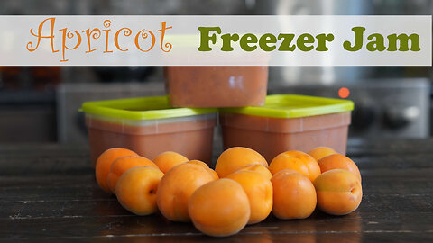Apricot Freezer Jam Recipe (Reduced Sugar)