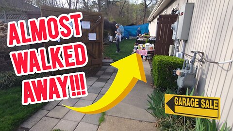 This ONE Item Will Pay for EVERTHING!! Yard Sale with Me!!