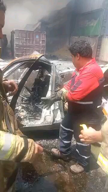 Horrifying video of a person killed in an Iranian incident😱😱😱😱