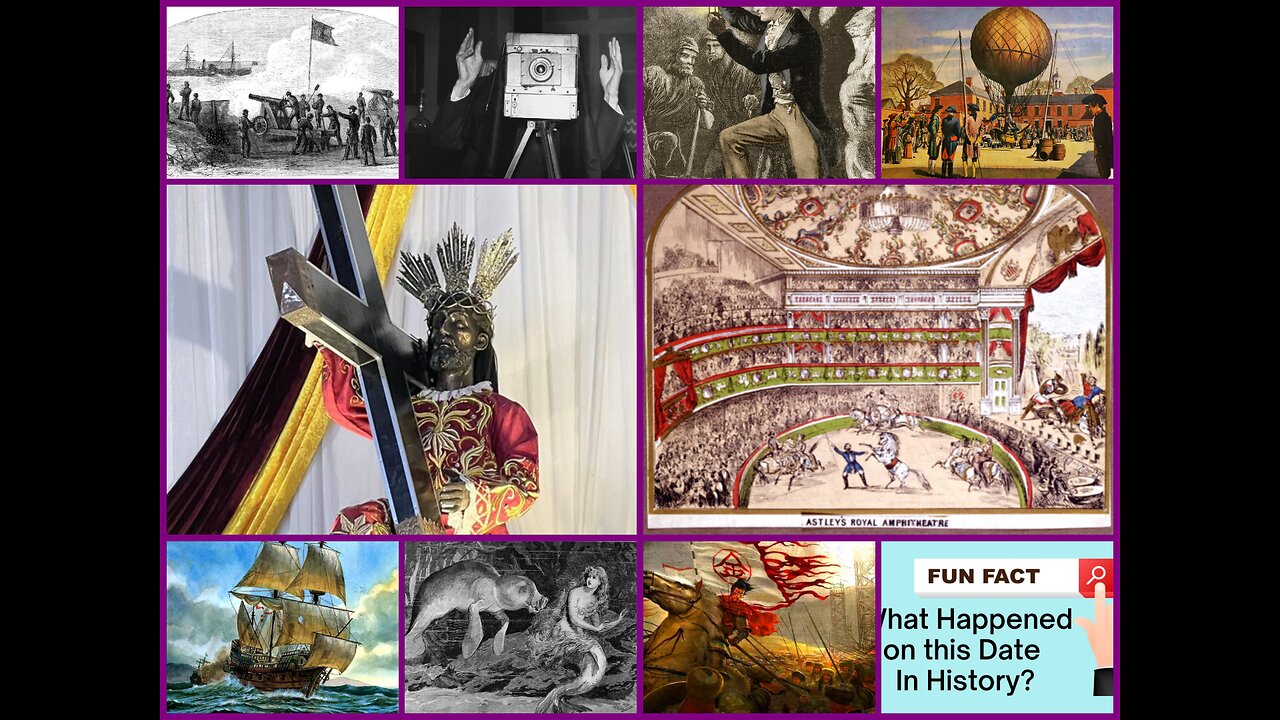 THIS DATE IN HISTORY - Manatee Mermaid, Fort Sumter, Gallipoli Evacuated AND MORE! 01-09-2026