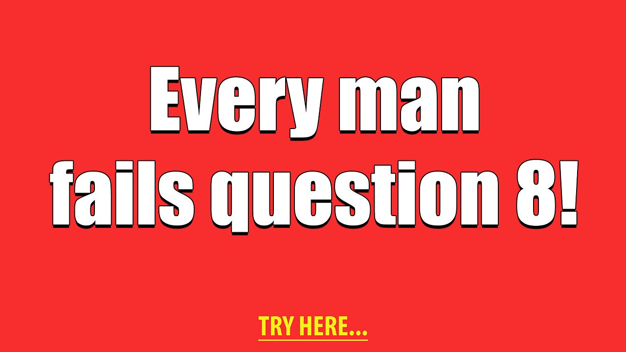 We bet you will fail this one