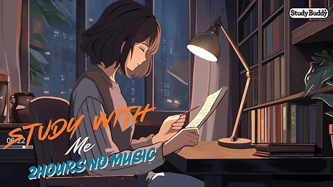 Study With Me📚 | 2hours Anime No Music | #study #studywithmeanime #studywithme #anime