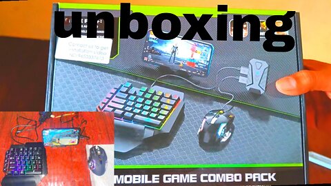 Unboxing keyboard and mouse for gaming free fire