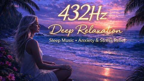 432hz Deep Relaxation. Sleep Music/Anxiety and Stress Relief