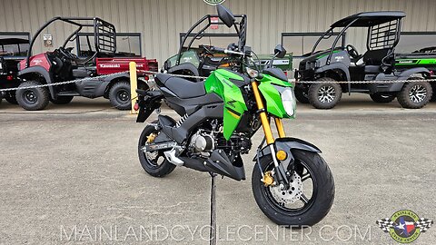 2024 KAWASAKI Z125 PRO MINI BIKE WALK-AROUND