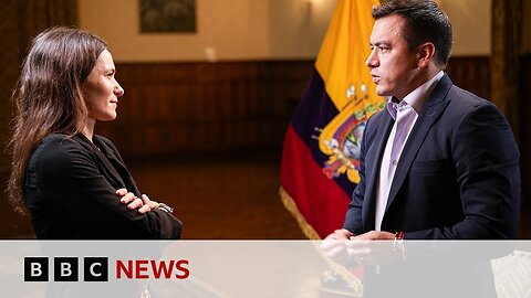 US and European armies should join our war on gangs, Ecuador president tells BBC