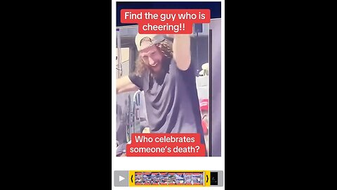 Here's the guy that cheered after Charlie Kirk was assassinated.