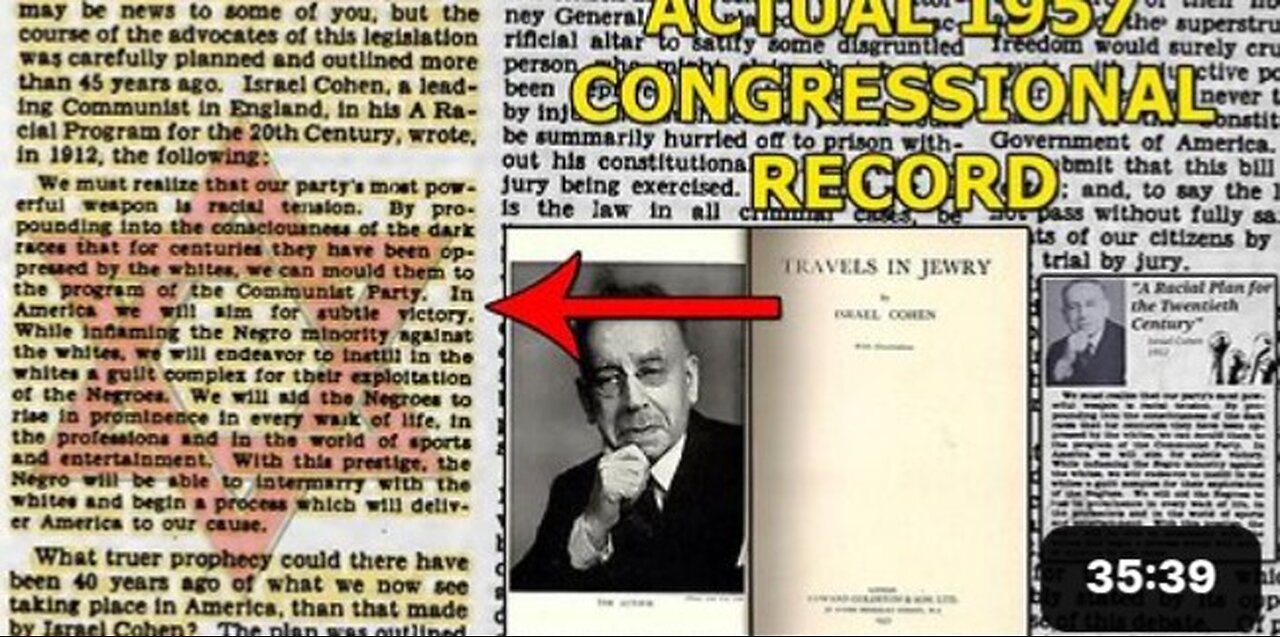 A.I. / JEWS CALL THIS VIDEO A HOAX & "ANTISEMITIC"