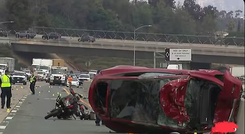 Tesla Driver “intentionally” drove into motorcyclist-killing him. Charged with murder.