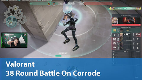 38 Round Battle On Corrode | Competitive 2W-2L | Valorant