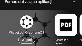 GrapheneOS - aplikacje