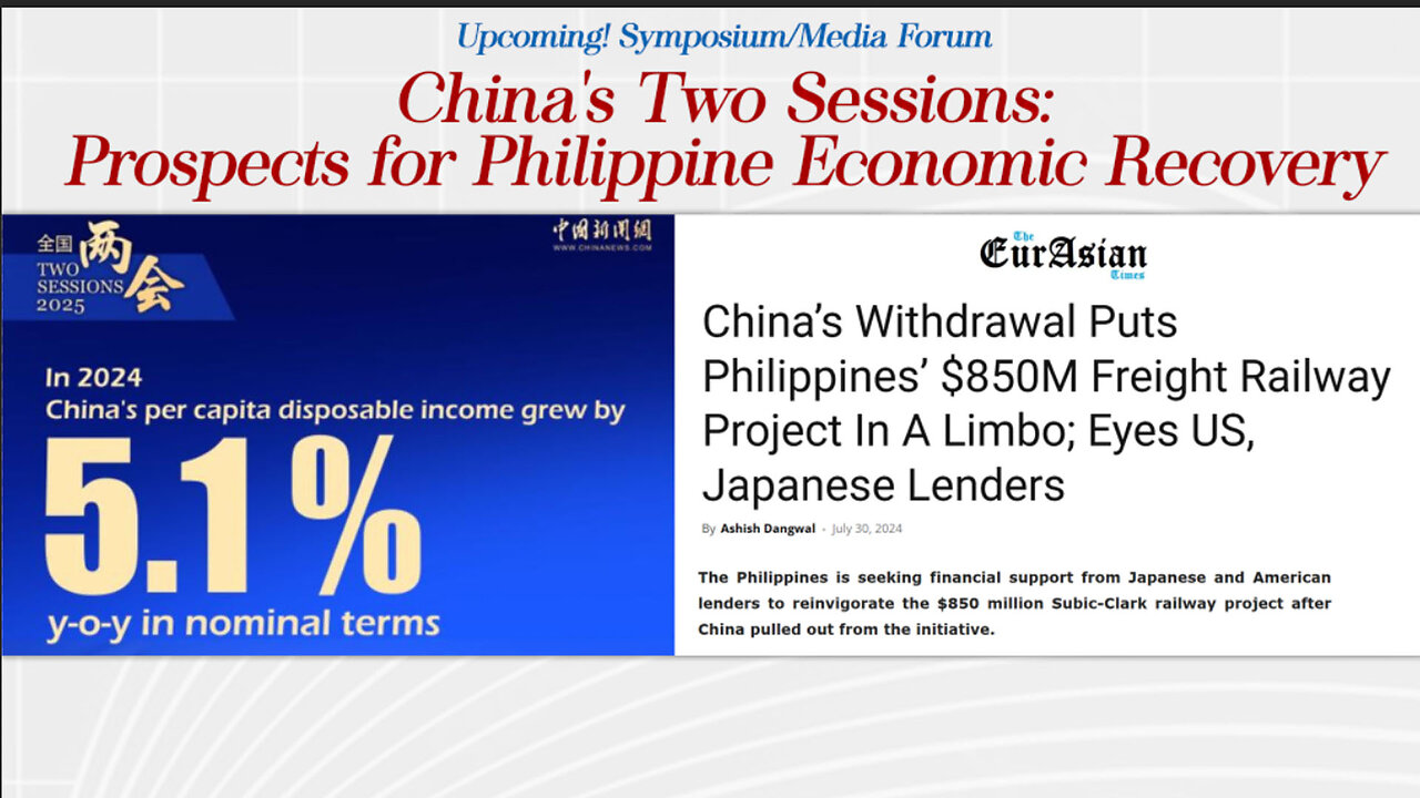 China’s Two Sessions: Prospects for Philippine Economic Recovery - AsianCenturyPH.com Forum