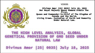 THE HIGH LEVEL ANALYSIS, GLOBAL GENETICAL PROVISION OF GMO SEED UNDER NATURAL LAW.
