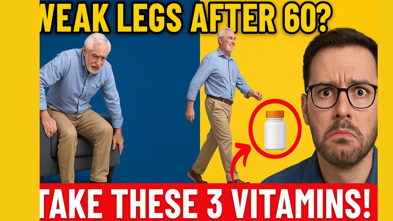 3 Vitamins That Strengthen Weak Legs FAST After 60 (Doctor Recommended!)
