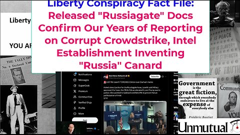 Liberty Fact File: Docs Confirm Our Coverage, DNC, Intel Cooked Up Russia Hoax
