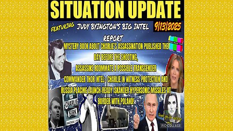 SITUATION UPDATE 9/14/25 - Mystery Book About Charlie's Assassination Published The Day Before The Shooting
