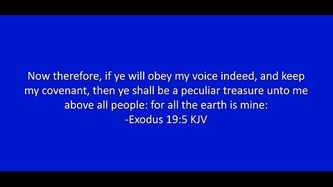If ye will obey the voice of the Lord