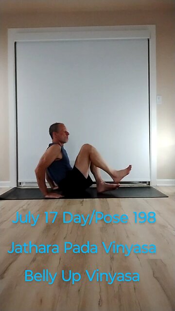 Jathara Pada Vinyasa / Belly Up Vinyasa