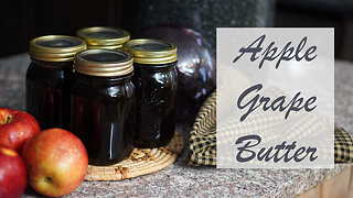 Apple Grape Butter Canning Recipe