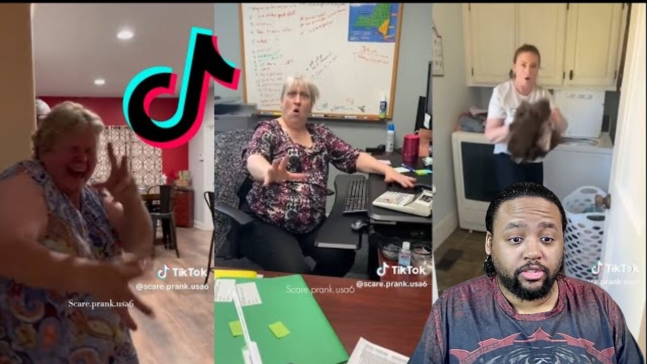 SCARE CAM Funny Reactions😂#2, 4 & 5 Try Not To Laugh🤣🤣TikTok Honors Reaction