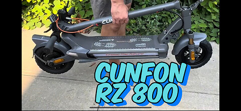 Cunfon RZ 800 – Powerful Electric Scooter for City and Offroad | Unboxing and Review