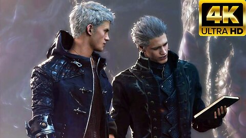 Devil May Cry - Vergil Meets Nero For First Time Scene