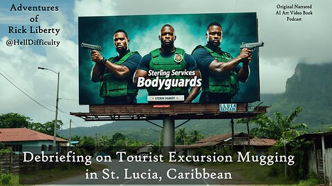 E406 Caribbean Mugging Debriefing and Criminal Protection Sterling Services Bodyguards Rick Liberty
