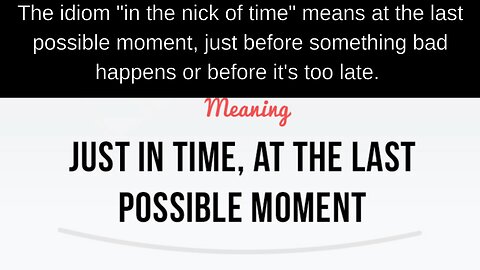 English idioms with meaning