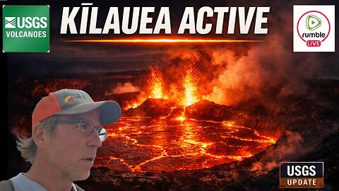 🌋 KĪLAUEA ERUPTION LIVE — Real Time Volcano Monitoring