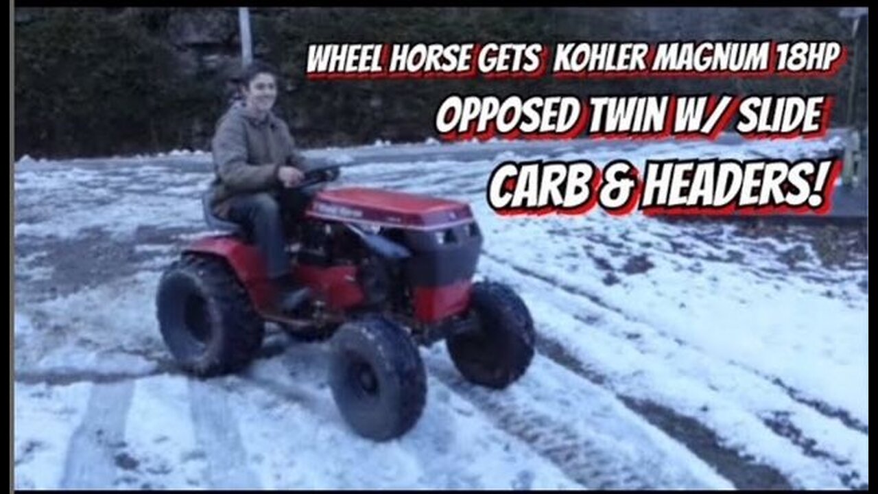 Wheel Horse gets an Opposed Twin! Steffen’s Mud Mower Build-Part 8