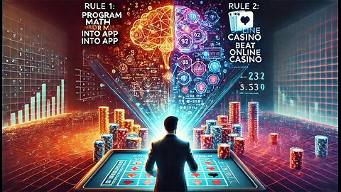 🎥 BACCARAT RULES: 1. Program Math From Mind Into App | 2. Beat Online Casino