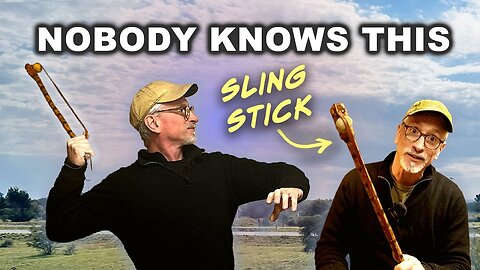 Make a Sling Stick Stone-thrower with Dug North from Season 12 of ALONE