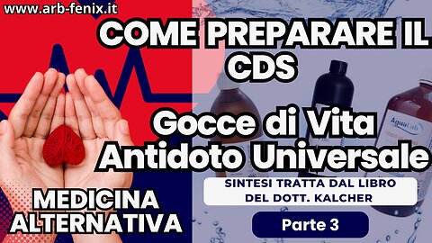 Come preparare il CDS in casa in modo semplice e sicuro - Gocce di vita - parte 3.